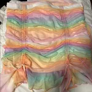 Rainbow skirt from SHEIN